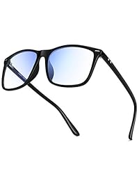 Gafas de bloqueo de luz azul Yaroce antideslumbrantes para ordenador, estilo vintage, azules, con protección UV