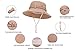 LRKC Packable Wide Brim Outdoor Booney Hat w/Chin Strap UPF 50+ Sun Protection