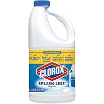 Clorox Splash-Less Bleach, Regular, 55 Ounces