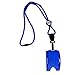 Metal Detector Friendly Lanyard with Badge Holder - 2 Card Display - Double Sided Open Face Horizontal/Vertical - Breakaway Cord - Detachable Plastic Clip - Quick Release Buckle by Specialist ID