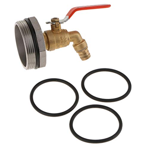 Gazechimp 0lドラム缶 コック オイル缶 タップ 蛇口 3ｘoリングシール付き