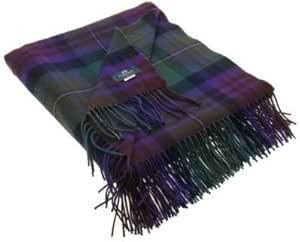 100% manta lana: de cuadros escoceses de la isla de Skye - fabricado en