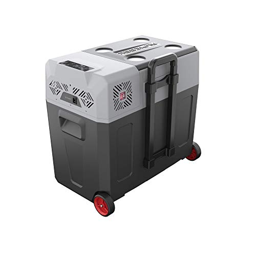 Alpicool CX50 Portable Refrigerator 53 Quart(50 Liter) with Trolley Vehicle, Car, Truck, RV, Boat, Mini Fridge Freezer for Driving, Travel, Fishing, Outdoor and Home use -12/24V DC and 110-240 AC - Thumbnail 4