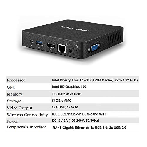 1 Upgraded+Fanless+x5+Z8350+Gigabit+Ethernet