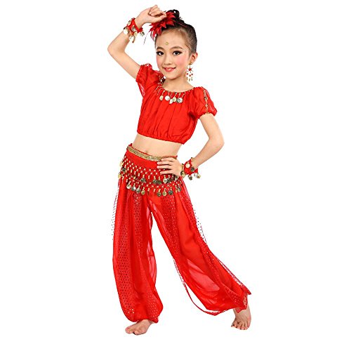 Botrong Handmade Girl Belly Dance Costumes Kids Belly Dancing Egypt Dance Cloth