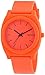 Nixon A1191156 time teller p neon orange dial rubber strap unisex watch NEW