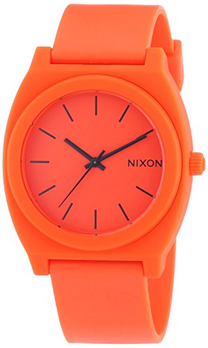 Nixon A1191156 time teller p neon orange dial rubber strap unisex watch NEW Nixon A1191156 time teller p neon orange dial rubber strap unisex watch NEW