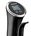 Gourmia GSV138 Digital Sous Vide Machine Pod Immersion Circulator Cooker - Powerful 1200 Watts Motor - Digital Timer Display - Black - Includes Free Recipe Cookbook