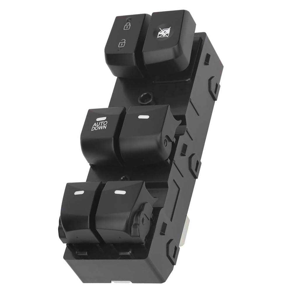 Photo 1 of Master Power Door Lock Window Control Switch for 2011-2015 Hyundai Elantra, Front Left Driver Side Power Window Controller Switch 93570-3X000