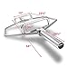 XMark Fitness Chrome Olympic Deadlift, Hex, Squat, Trap, Shrug Bar with Hi-Lo Handles and Long Lasting Polished Chrome Finish XM-3686