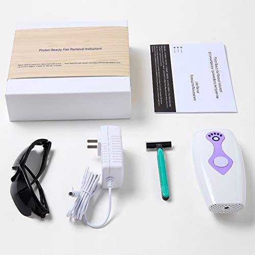 IPL Hair Removal Device - Permanent Hair Removal with LCD Screen for Body, Face and Bikini - Ideal for Men and Women - FDA Approved
