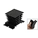 Blue Sky the Color of Imagination RilexAwhile Aluminum Heat Sink for Solid State Relay SSR Radiator Module Black for 10A-40A