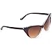 Super Cateyes Vintage Inspired Fashion Mod Chic High Pointed Cat-Eye Sunglasses (Brown)