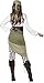 Smiffy's Women's shipmate Sweetie Costume, Top, Skirt, Leggings, Bandana, Belt and Boot Cuffs, Pirate, Serious Fun, Size 14-16, 33353
