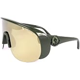 Moncler PHANTHOM ML0202 Shiny Dark Green/Brown 0/0/125 unisex Sunglasses