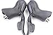 MicroNEW Black Double 2X10 Speed Shifters Road Bicycle Leave Brake Derailleur Compatible for Shimanothumb 3