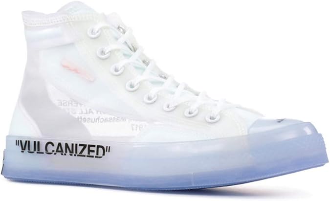 converse x off white trasparenti
