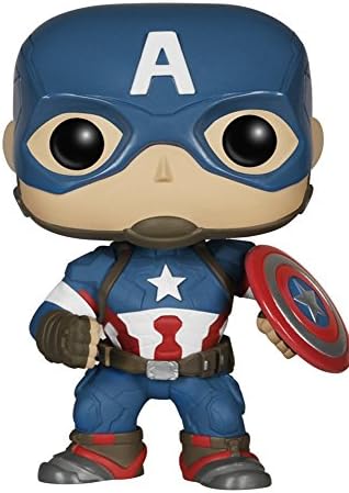 Tingoking Captain America Bubble Head Action Figure Toys for Kids