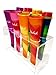 Healthy Set of 8 Reusable Snack Bags Eco Friendly Lunch Box Pop Ice Flavor Ice Pops