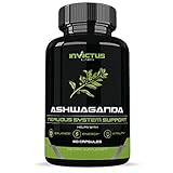 Organic Ashwagandha Capsules|Natural Dietary Supplement for Anxiety Relief, Energy & More|With Black Pepper for Enhanced Absorption Potent 1300mg Daily Dosage|30 Day Supply by Invictus Labs