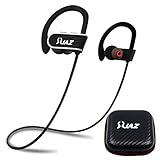 Bluetooth Headphones Wireless Earbuds - JAZ 2017 New Wireless Sports Earphones with Mic IPx7 Waterproof Bluetooth Headphones Sweatproof for Running Gym Workout 8 Hour Battery Noise Cancelling Headsets