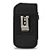 Reiko Vertical Rugged Pouch with Buckle Cell Phone Case for iPhone 6/6S Plus - Retail Packaging - Black