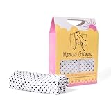 Morning Glamour Signature Box 2 Pack Satin Pillowcases44; Black & White Dot