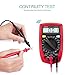 Digital Multimeter, Auto Ranging Multimeter, Clamp Meter Multimeters with AC/DC Voltage, Backlit LCD Display, Current, Resistance, Diode, 600V overvoltage, Continuity Test for Home Use Hand Tools