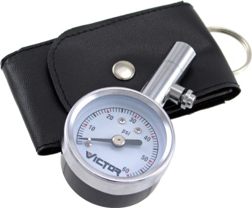 Click Here to See More Images Victor 22-5-60023-8 Mini Dial with Bleeder Valve Tire Gauge