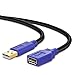 USB 2.0 Extension Cable 20ft, TanGuYu 20ft USB 2.0 Active Extender Cord Type A Male to A Female for Printer, Keyboard, Game Console, Loudspeaker, Oculus Rift, scanners