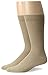 Dr. Scholl's Men's 2 Pack Everyday Non-Binding Flat Knit Crew Socks,  Khaki, Shoe: 7-12