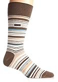 Calvin Klein Men's Multi Stripe Emblem Crew Socks