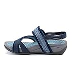 BareTraps Women's Danique Platform Sandal, Navy
