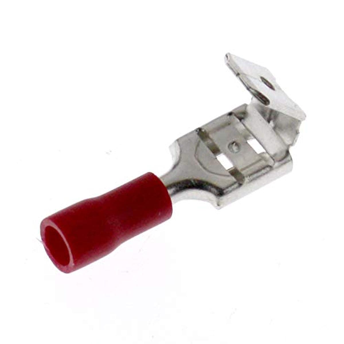 SeKi 14156 FSH with Branch 0.5-1.5 mm2, 0.8 x 6.4, Partliso, Pack of 25 Blade Connector Sleeves, Red