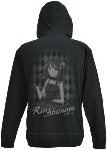 Amazon Co Jp アイドルマスター シンデレラガールズ 渋谷凛 天竺パーカー ブラック サイズ M ホビー 通販