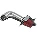 For Ford F-150/Expedition Silver Coated Aluminum Air Intake Pipe+Red Filter System
