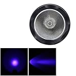 Zytree(TM) High Power 395-410nm 3w LED UV Flashlight Purple Light Use to Check Money Ticket Amber Fluorescer Ultra Violet torch