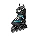 K2 Skate Men's Kinetic 80 Inline Skate, Black Green Yellow, 11