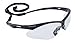 12 Pack Jackson Safety 3000354 Nemesis Safety Glasses Black Frame/Clear Lens (19804) primary