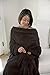 Tirrinia Wearable Blanket with Sleeves and Pocket, Lounging Super Soft Comfy Microplush Adults Wearable Throw Body Robe for Women and Men, 53''X 71'' Brown