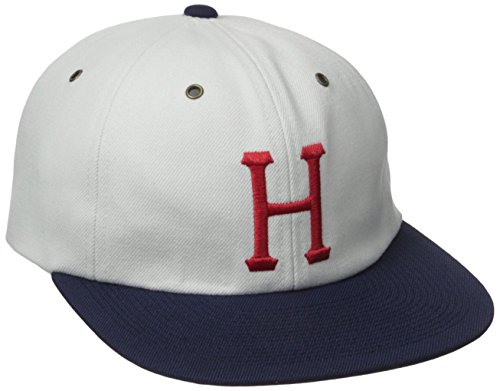Huf men s classic h 6 panel, white, one size