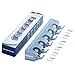 KINGTOP Mop and Broom Holder Garage Storage Rack Hooks Wall Mounted Organizer for Home Garden Tool Shelving (5 Position 6 Hooks)