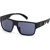 adidas SP0006 Rectangular Sunglasses For Men +BUNDLE with ACCESSORY EYEWEAR KIT