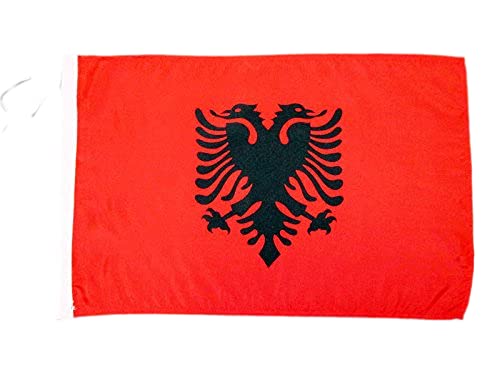 AZ FLAG Albania Cordelettes Flag, Multi-Colour, 45 x 30 cm