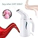 Clothes Steamer, Walbest Portable Garment Steamer Fast-Heat Powerful Handheld Clothing Steamer with Automatic Shut-Off Safety Protection, 140ml Capacity Perfect for Home and Travel (White)