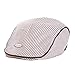 Creazy® Cute Baby Infant Boy Girl Stripe Beret Cap Peaked Baseball Hat (Khaki)