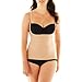 Naomi and Nicole Women's Plus Size Unbelievable Comfort Open-Bust Shaping Tank, Nude, 1X