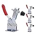 ADrivWell Antislip Horizontal Quick Release Hold Down Toggle Clamps Latch Heavy Duty Latch Hand Tool For woodworking Smoke Holding Capacity:220lbs