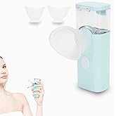 Portable Dry Eye Humidifier & Steamer - Eye Mist Sprayer for Moisturizing, Fast Steam, Makeup (Blue)