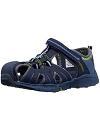 Merrell baby-boys Hydro Junior Water Sandal, Navy/Green, 7 M US Toddler